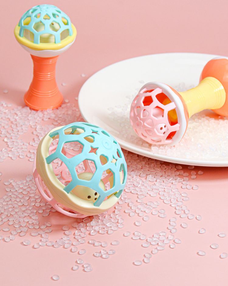 Rattle Teether Ball Teething Stick