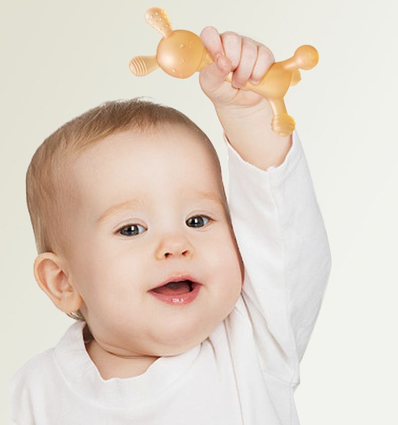 Rabbit Silicone Teether Prevents Hand-Sucking