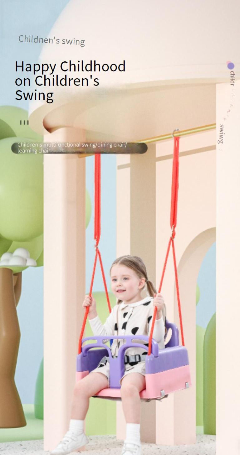  Home Use 4-in-1 Indoor/Outdoor Baby Swing for Infants and Toddlers