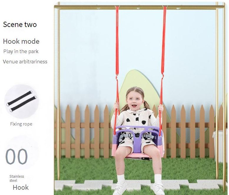  Home Use 4-in-1 Indoor/Outdoor Baby Swing for Infants and Toddlers