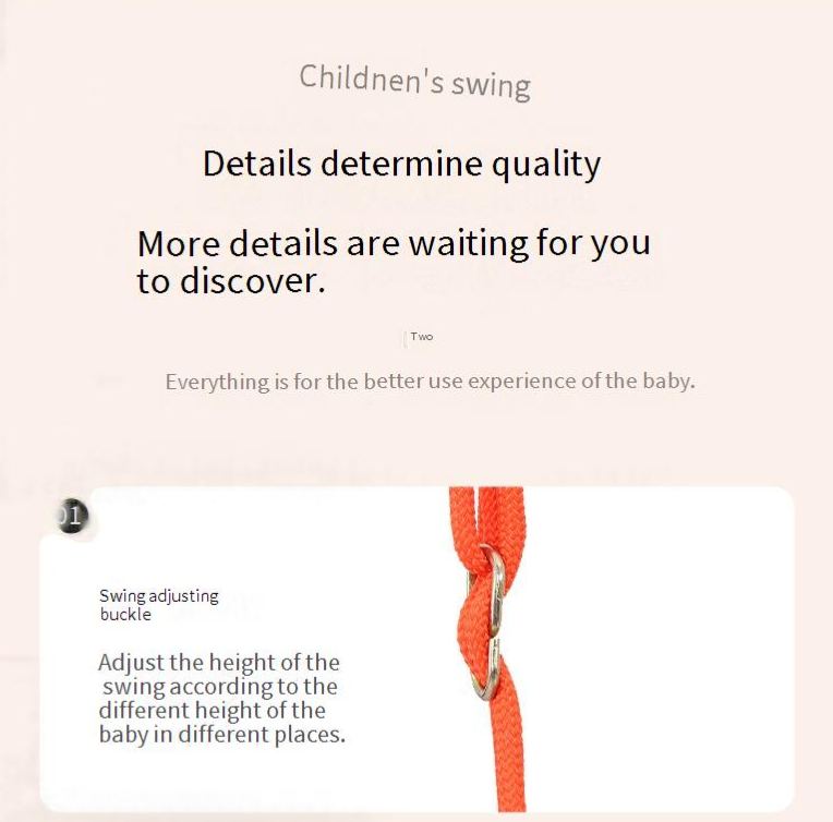  Home Use 4-in-1 Indoor/Outdoor Baby Swing for Infants and Toddlers