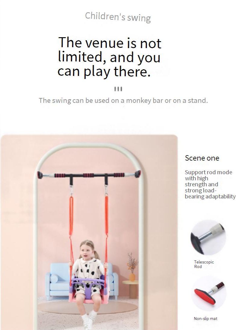  Home Use 4-in-1 Indoor/Outdoor Baby Swing for Infants and Toddlers