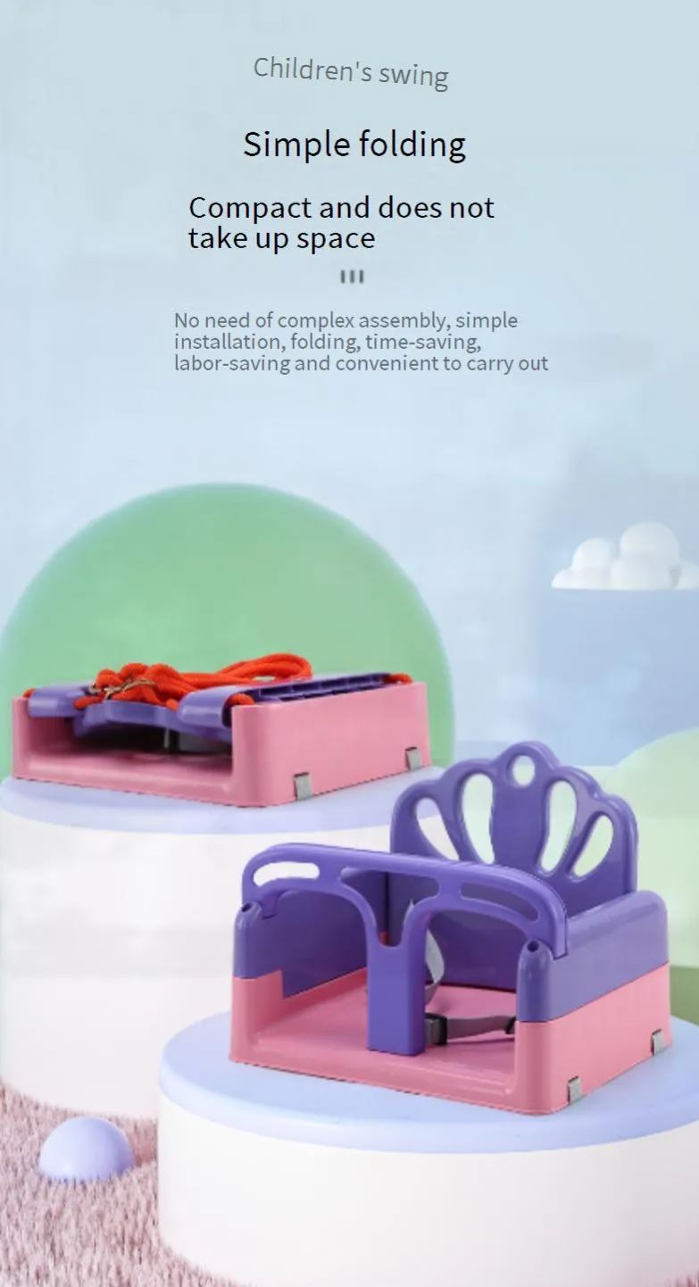  Home Use 4-in-1 Indoor/Outdoor Baby Swing for Infants and Toddlers