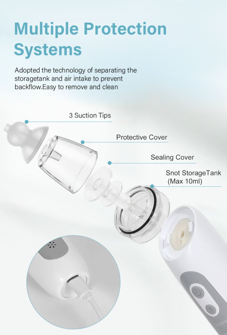 Newborn Electric Nasal Aspirator with Lullaby