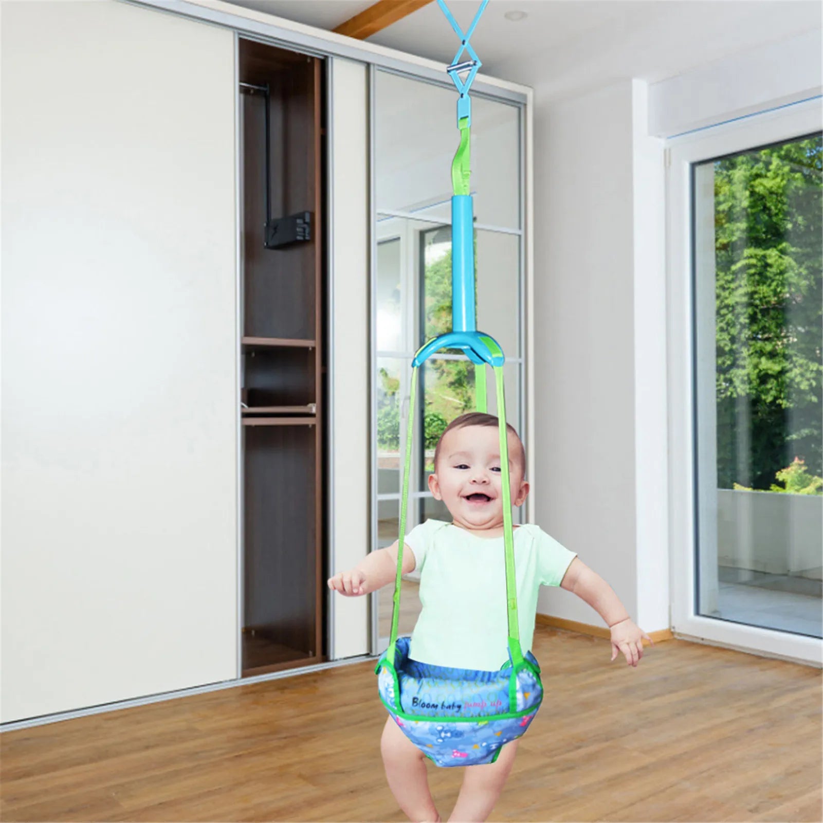 Baby Bounce Seat Portable Door Swing Jumper, 6 Months To 2 Years Old