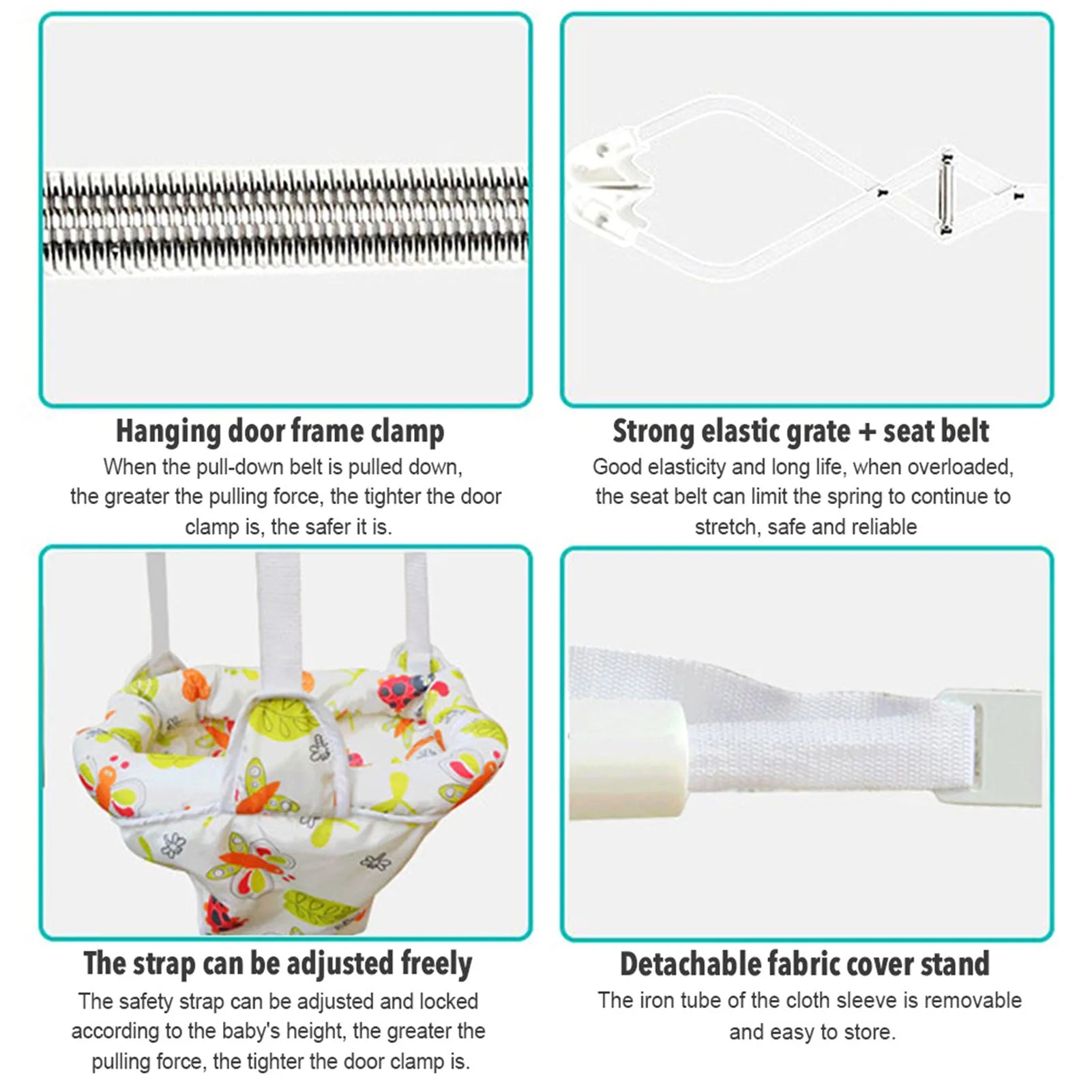 Baby Bounce Seat Portable Door Swing Jumper, 6 Months To 2 Years Old