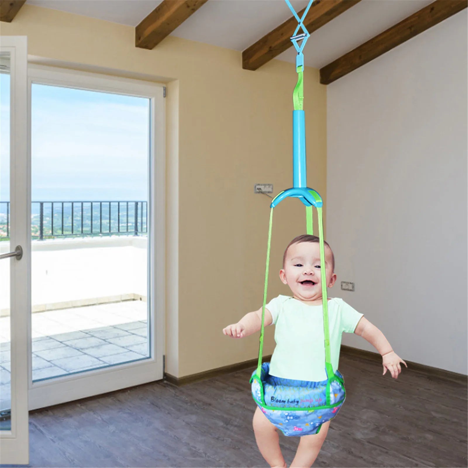 Baby Bounce Seat Portable Door Swing Jumper, 6 Months To 2 Years Old