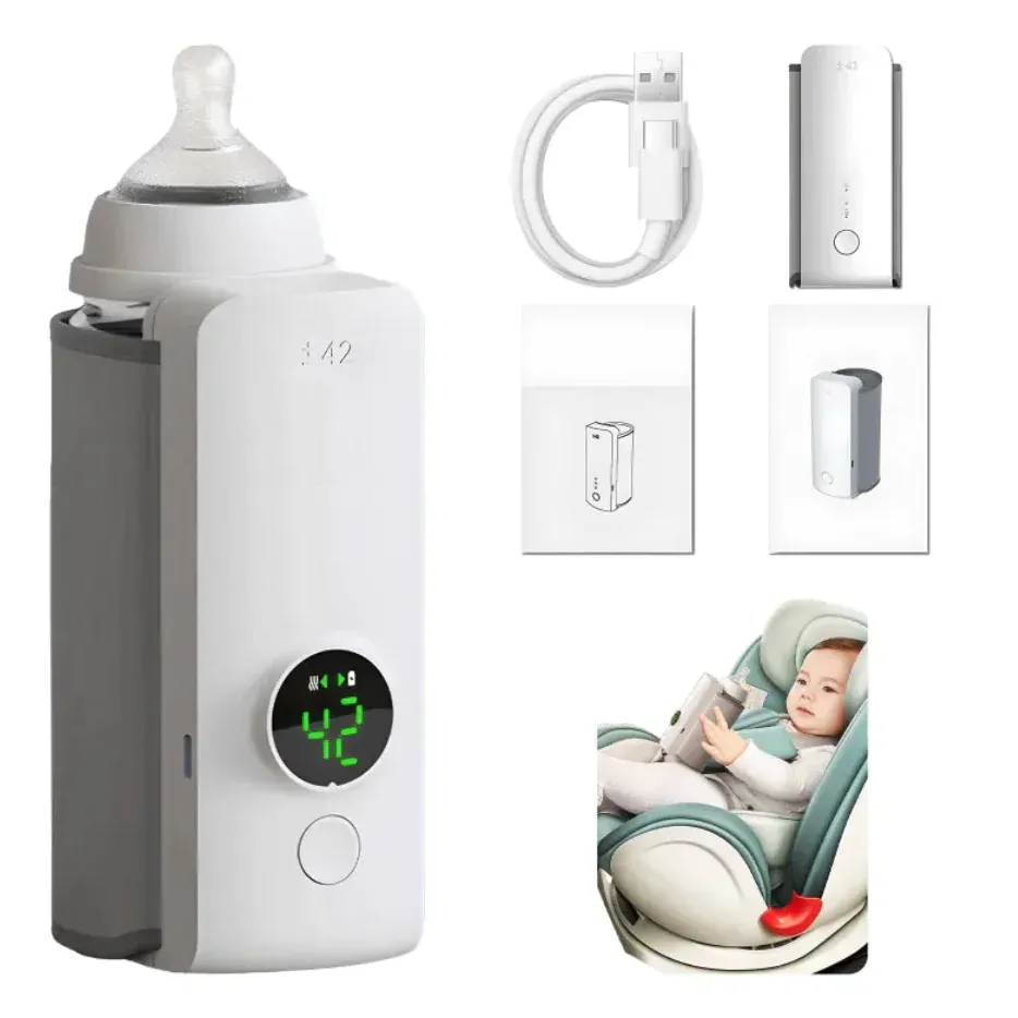 Portable Bottle Warmer: Rechargeable Milk Warmer