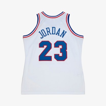 Michael Jordan 1992 NBA All-Star Game White Authentic Jersey
