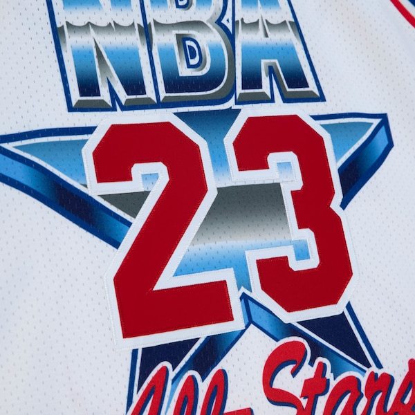 Michael Jordan 1992 NBA All-Star Game White Authentic Jersey