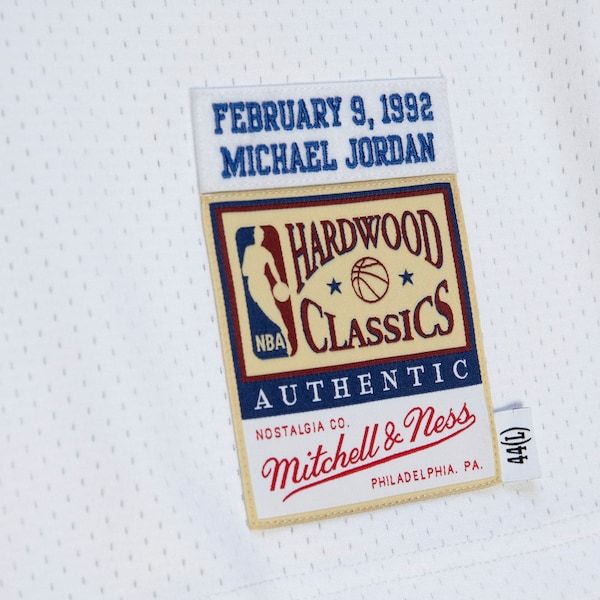 Michael Jordan 1992 NBA All-Star Game White Authentic Jersey