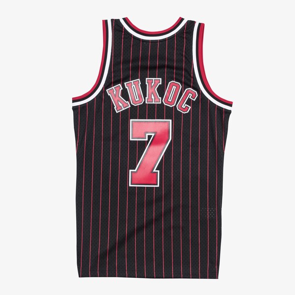 Toni Kukoc Chicago Bulls 1995-96 Black Swingman Player Jersey