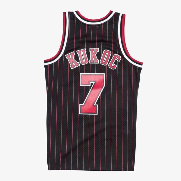 Toni Kukoc Chicago Bulls 1995-96 Black Swingman Player Jersey