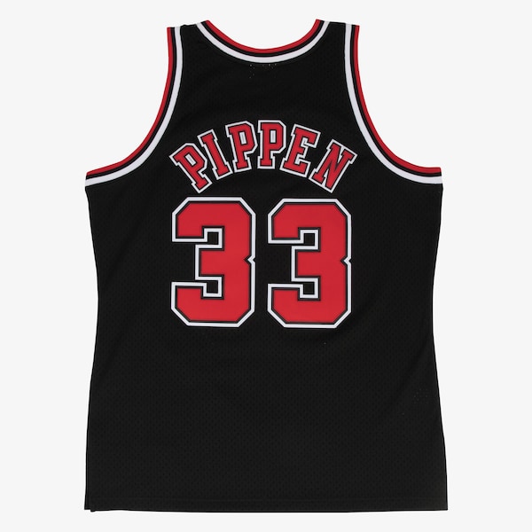 Scottie Pippen Chicago Bulls 1997-98 Black Swingman Player Jersey