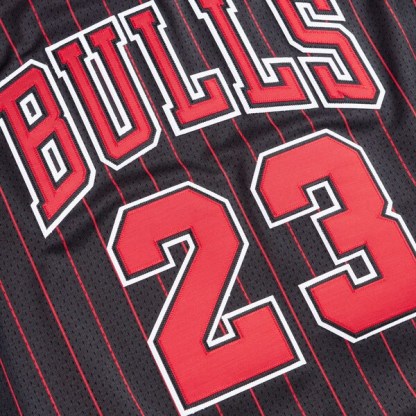 Michael Jordan Chicago Bulls 1996-97 Black Alternate Authentic Jersey