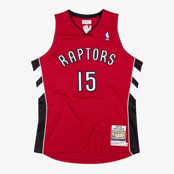 Vince Carter Toronto Raptors 2003-04 Red Authentic Jersey