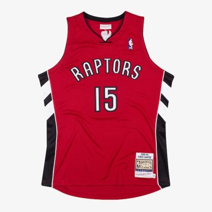 Vince Carter Toronto Raptors 2003-04 Red Authentic Jersey
