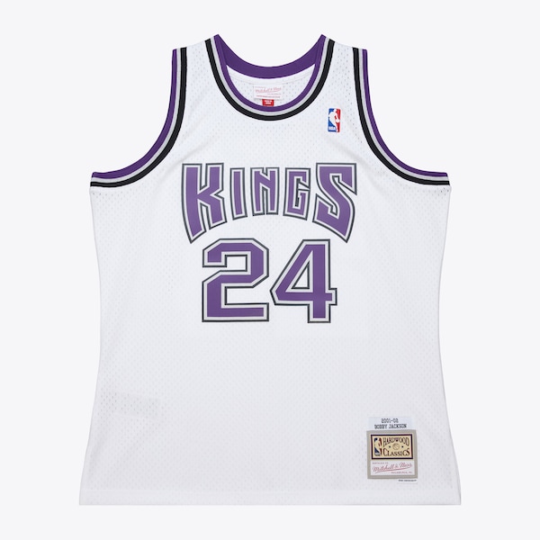 Bobby Jackson Sacramento Kings 2001-02 White Swingman Jersey