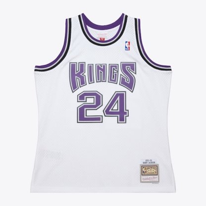 Bobby Jackson Sacramento Kings 2001-02 White Swingman Jersey