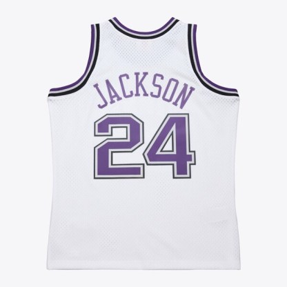 Bobby Jackson Sacramento Kings 2001-02 White Swingman Jersey