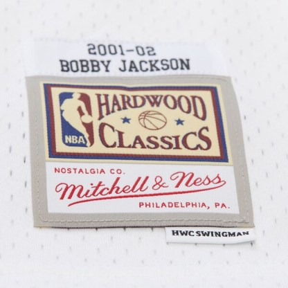 Bobby Jackson Sacramento Kings 2001-02 White Swingman Jersey