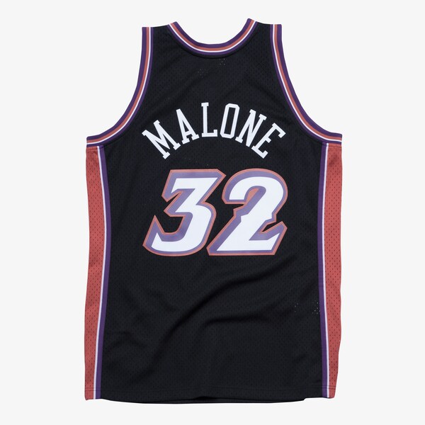 Karl Malone Utah Jazz 1998-99 Black Swingman Player Jersey