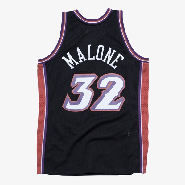Karl Malone Utah Jazz 1998-99 Black Swingman Player Jersey