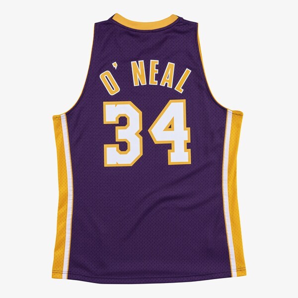 Men's Shaquille O'Neal Purple Los Angeles Lakers 1999/00 Hardwood Classics Swingman Player Jersey