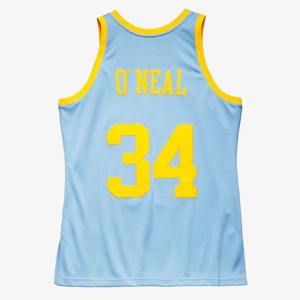 Shaquille O'Neal Los Angeles Lakers 2001-02 Powder Blue Authentic Player Jersey