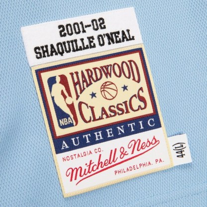 Shaquille O'Neal Los Angeles Lakers 2001-02 Powder Blue Authentic Player Jersey