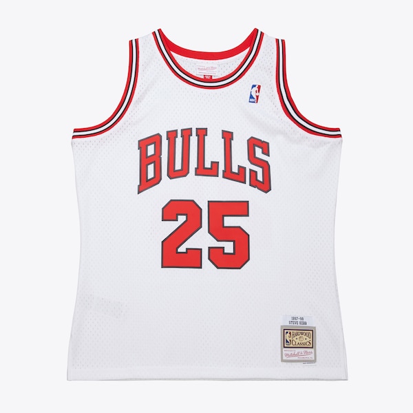 Steve Kerr Chicago Bulls 1997-98 White Swingman Jersey