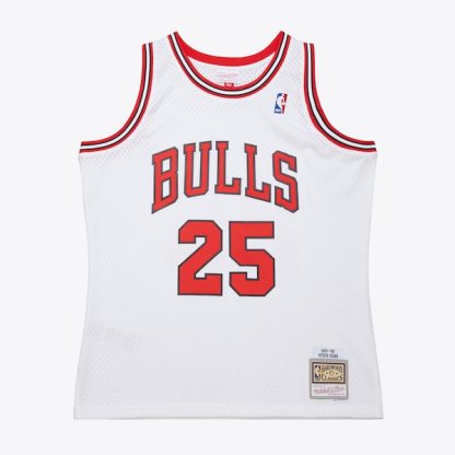 Steve Kerr Chicago Bulls 1997-98 White Swingman Jersey