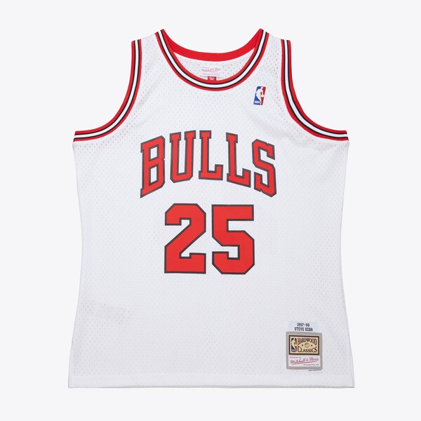 Steve Kerr Chicago Bulls 1997-98 White Swingman Jersey