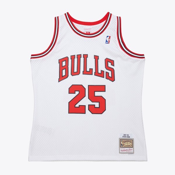 Steve Kerr Chicago Bulls 1997-98 White Swingman Jersey
