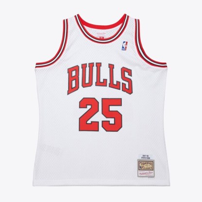 Steve Kerr Chicago Bulls 1997-98 White Swingman Jersey
