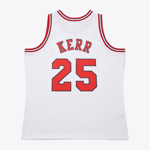 Steve Kerr Chicago Bulls 1997-98 White Swingman Jersey