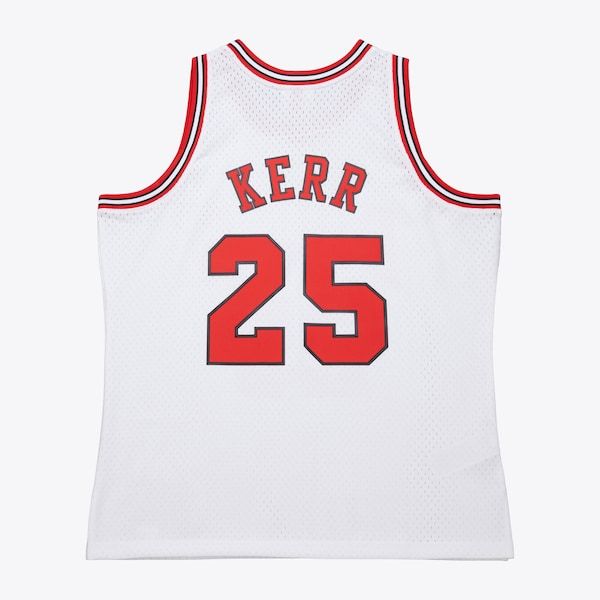 Steve Kerr Chicago Bulls 1997-98 White Swingman Jersey