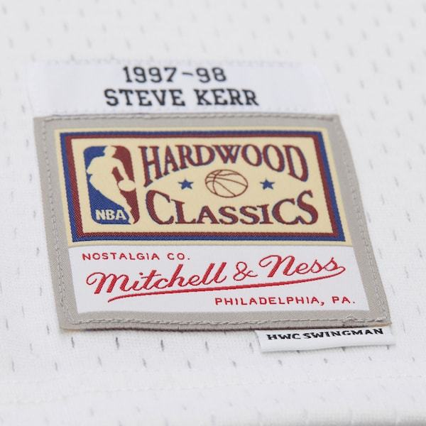 Steve Kerr Chicago Bulls 1997-98 White Swingman Jersey