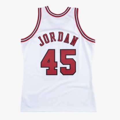 Michael Jordan Chicago Bulls 1994-95 White Authentic Jersey