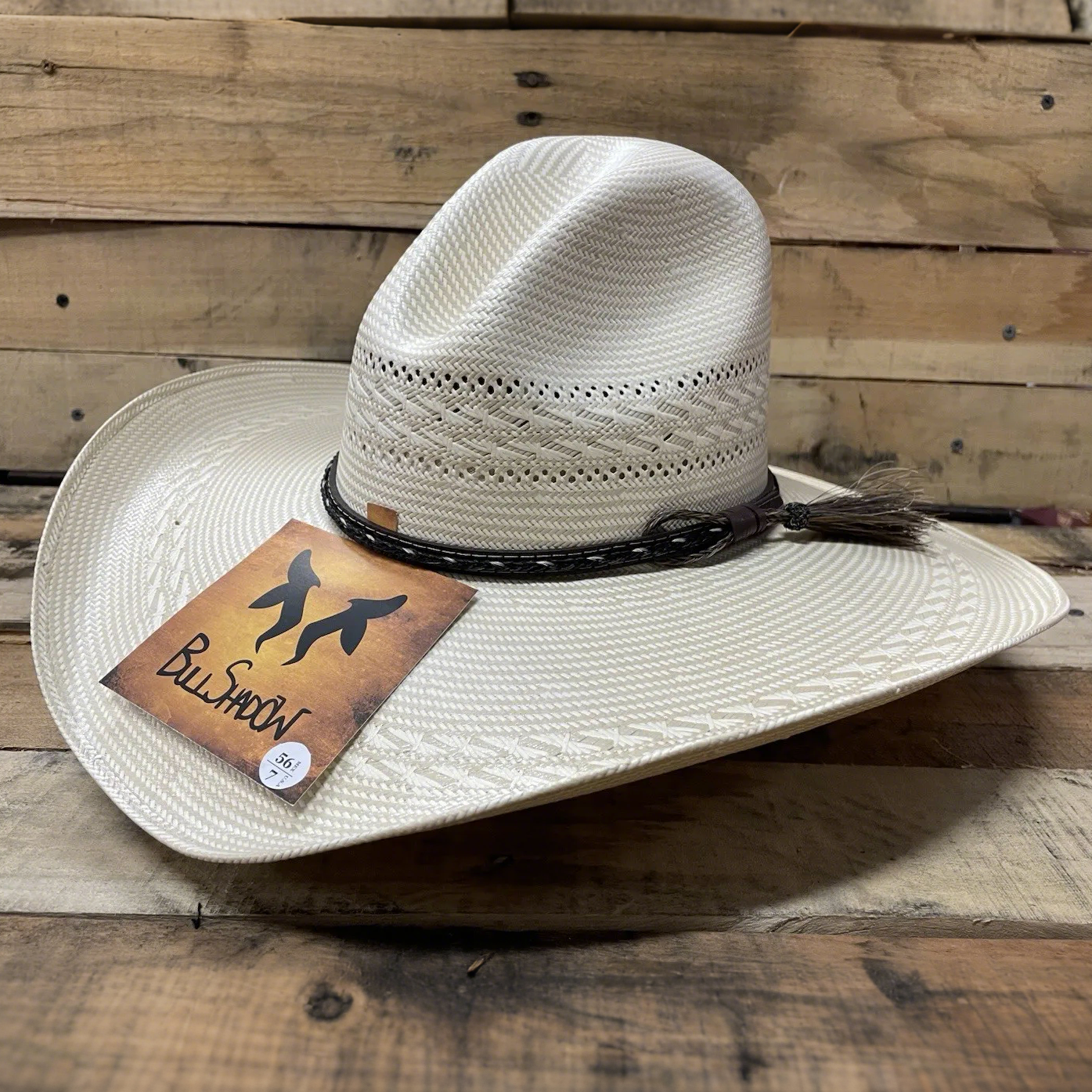 Natural Cowboy Western Straw Hat 750X Gus Style