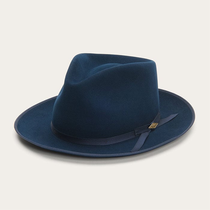 Stratoliner Hemp Fedora - True Blue