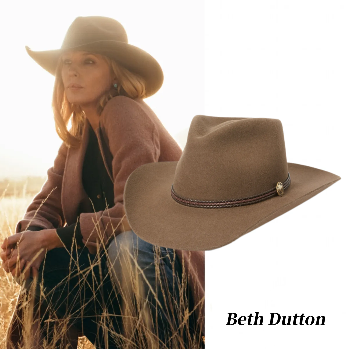 Beth Dutton Exclusive Western Cowboy Hat