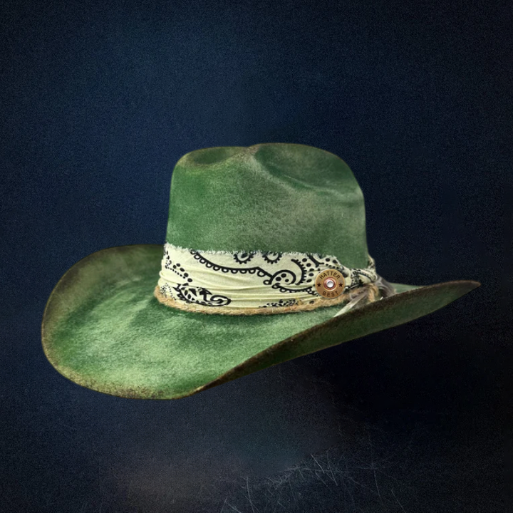 Green Distressed western
