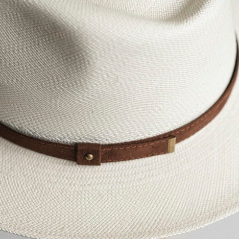 Panama Western Fedora Buttero Leather Band