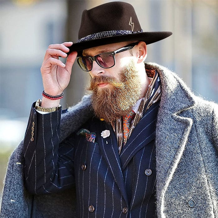 Hats Vintage Fedora Firm Wool Felt