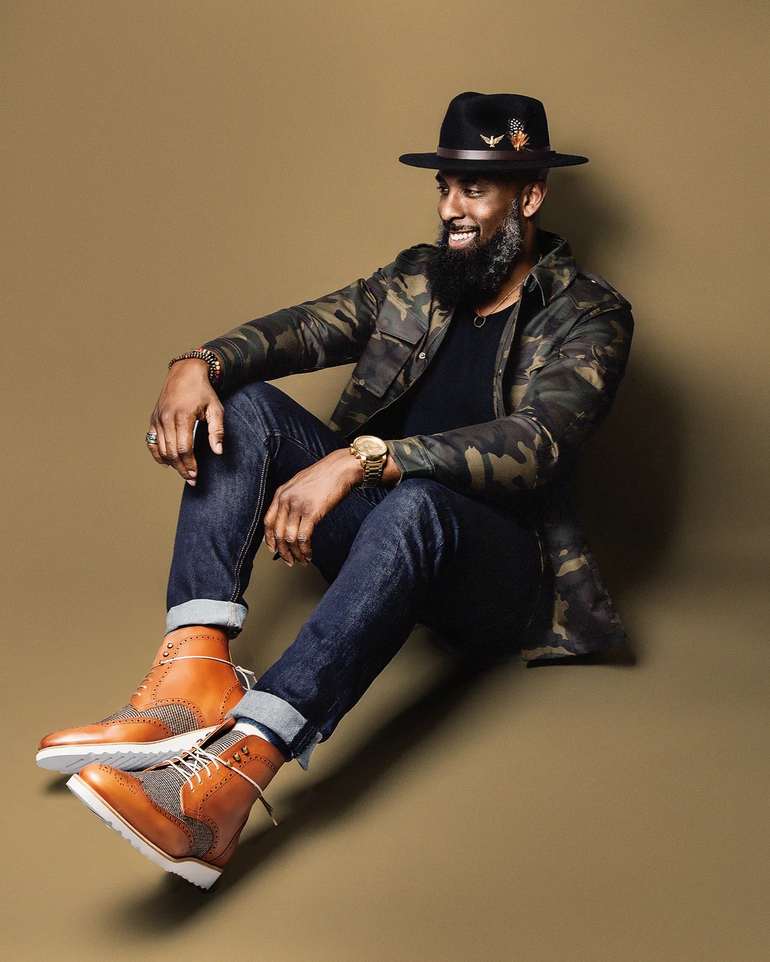 Geoffery Fedora Hat – Black