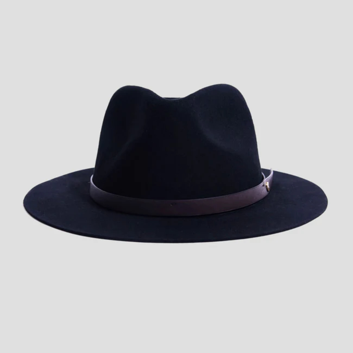 Geoffery Fedora Hat – Black/Red