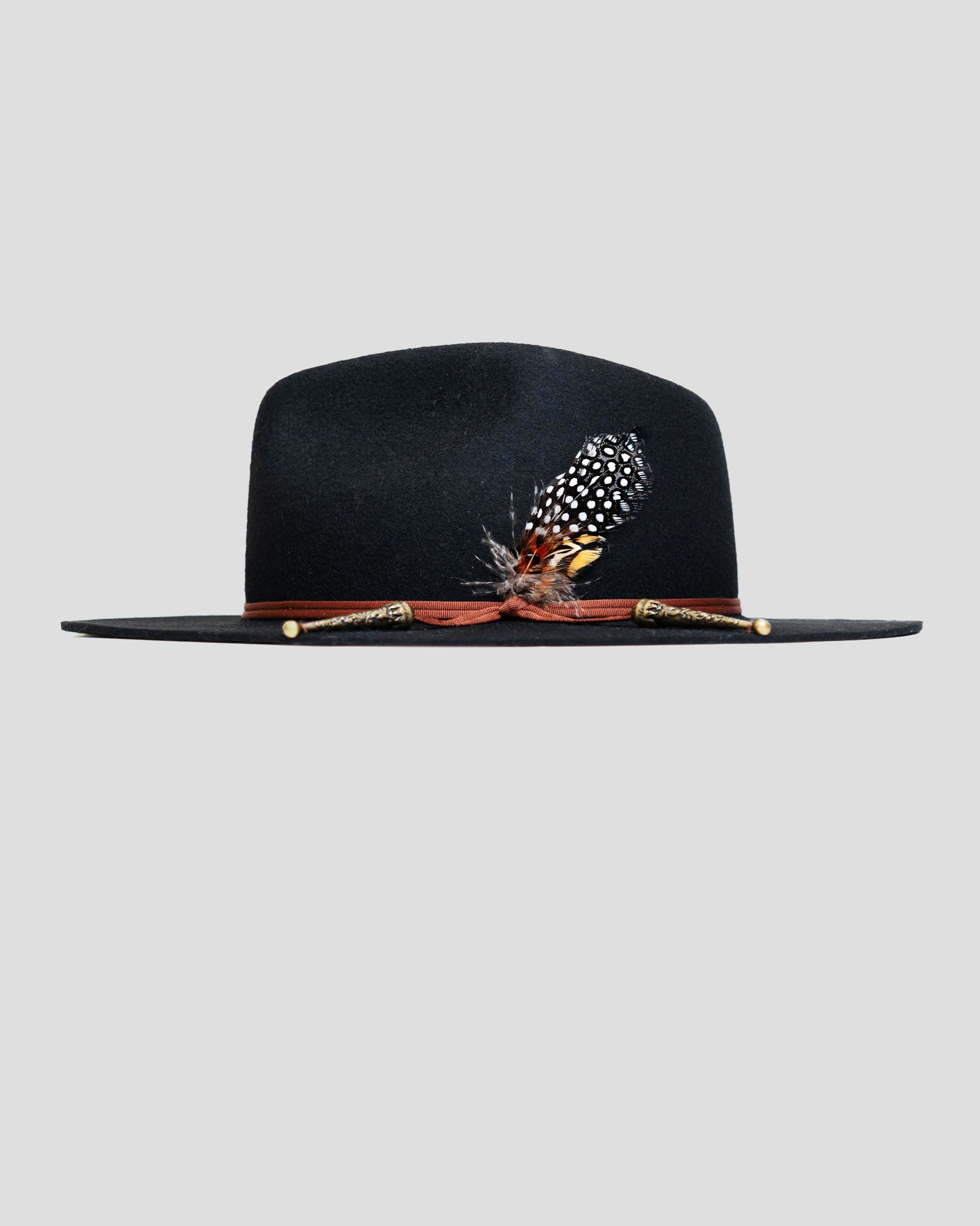 Lone Star Fedora Hat - Black