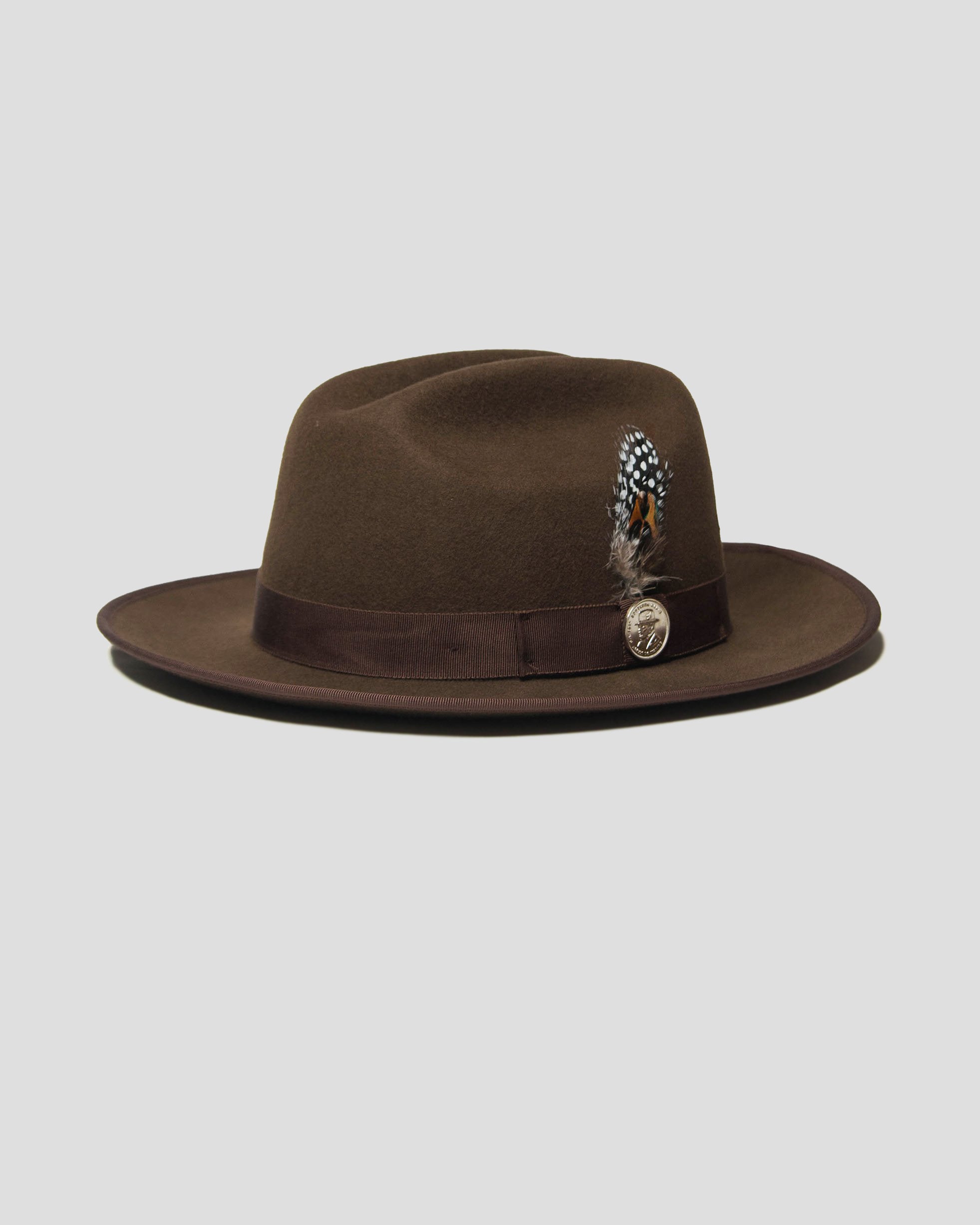 Miller Ranch Fedora Hat - Chocolate