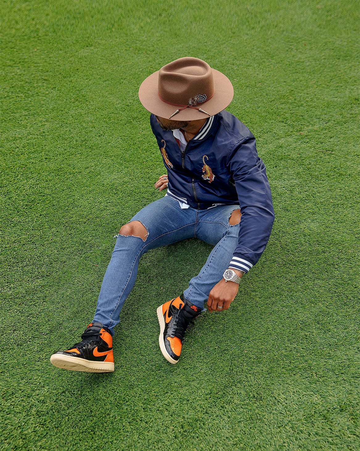 Lone Star Fedora Hat - Walnut